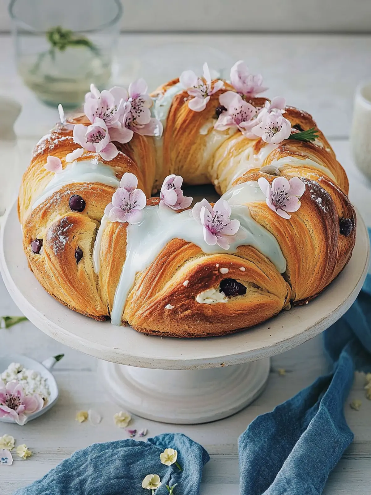 Osterkranz mit Feigenfüllung