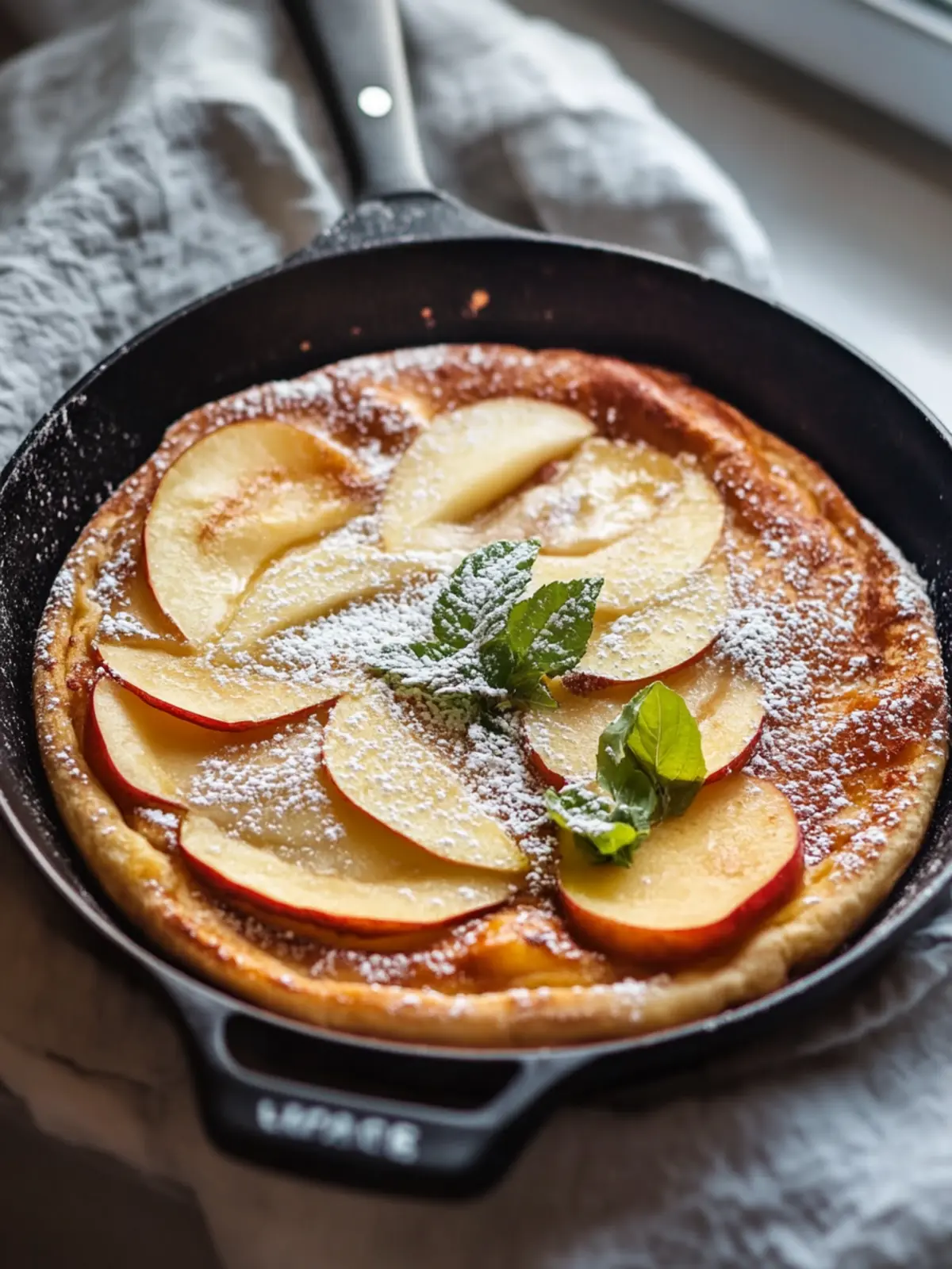 Skillet Apfel-Hafer-Pfannkuchen: Dein gesundes Frühstück