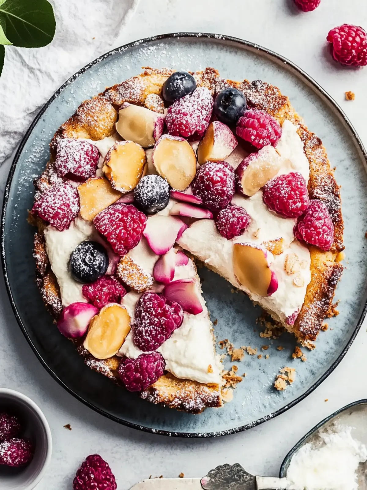 Zwetschgenkuchen mit Mandelkruste