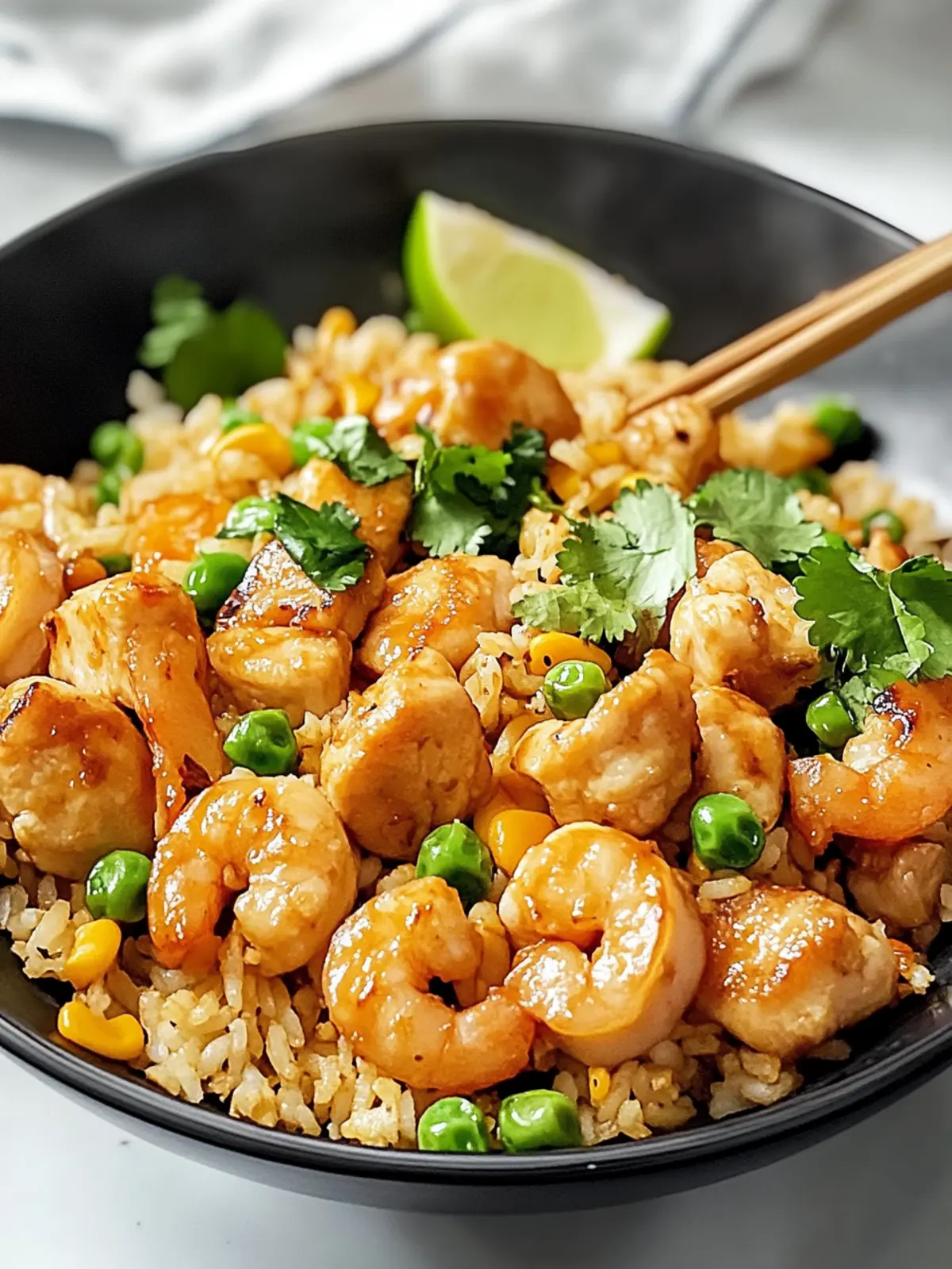 Asiatischer Hähnchenbratreis in 20 Minuten zaubern