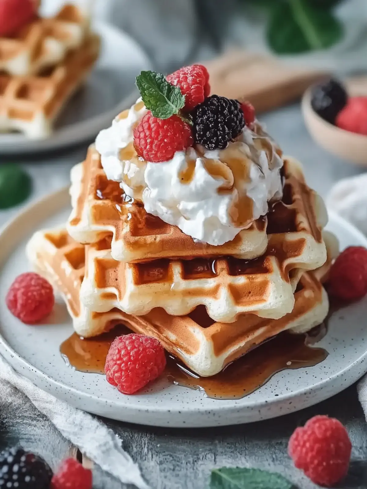 Glutenfreie Waffeln Rezept – super fluffig genießen