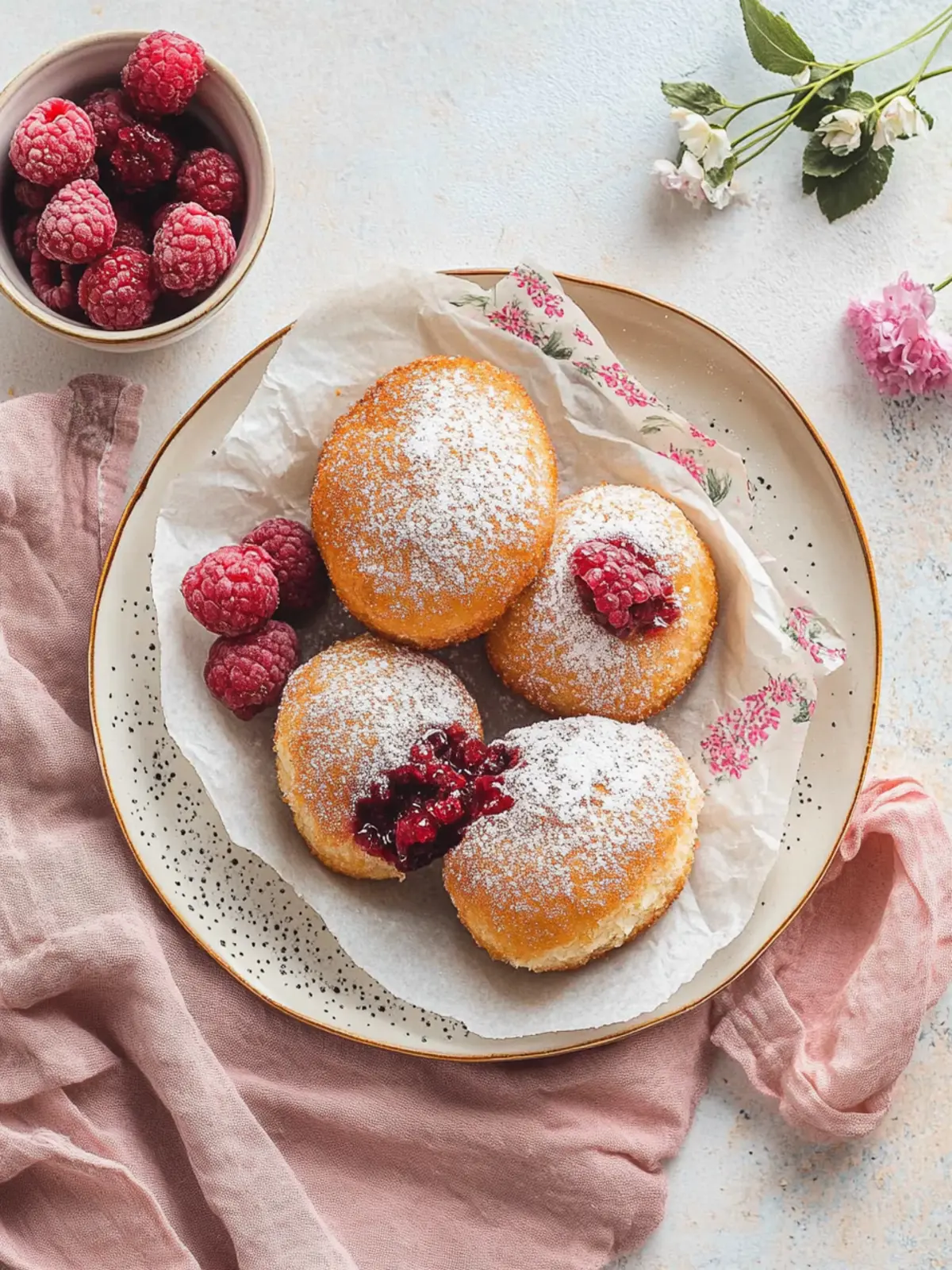 Berliner aus der Heißluftfritteuse