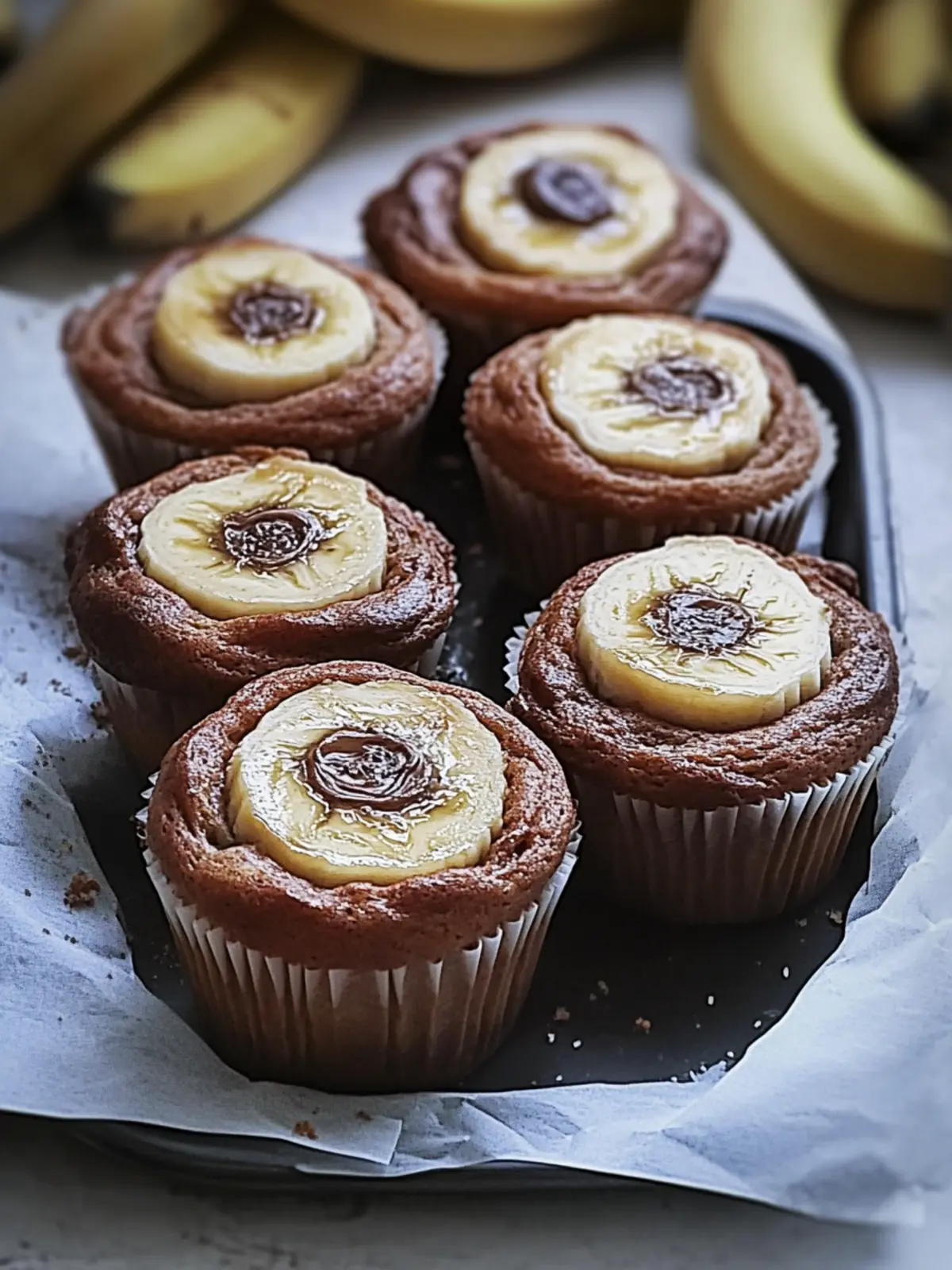Schokoladen-Bananen-Muffins