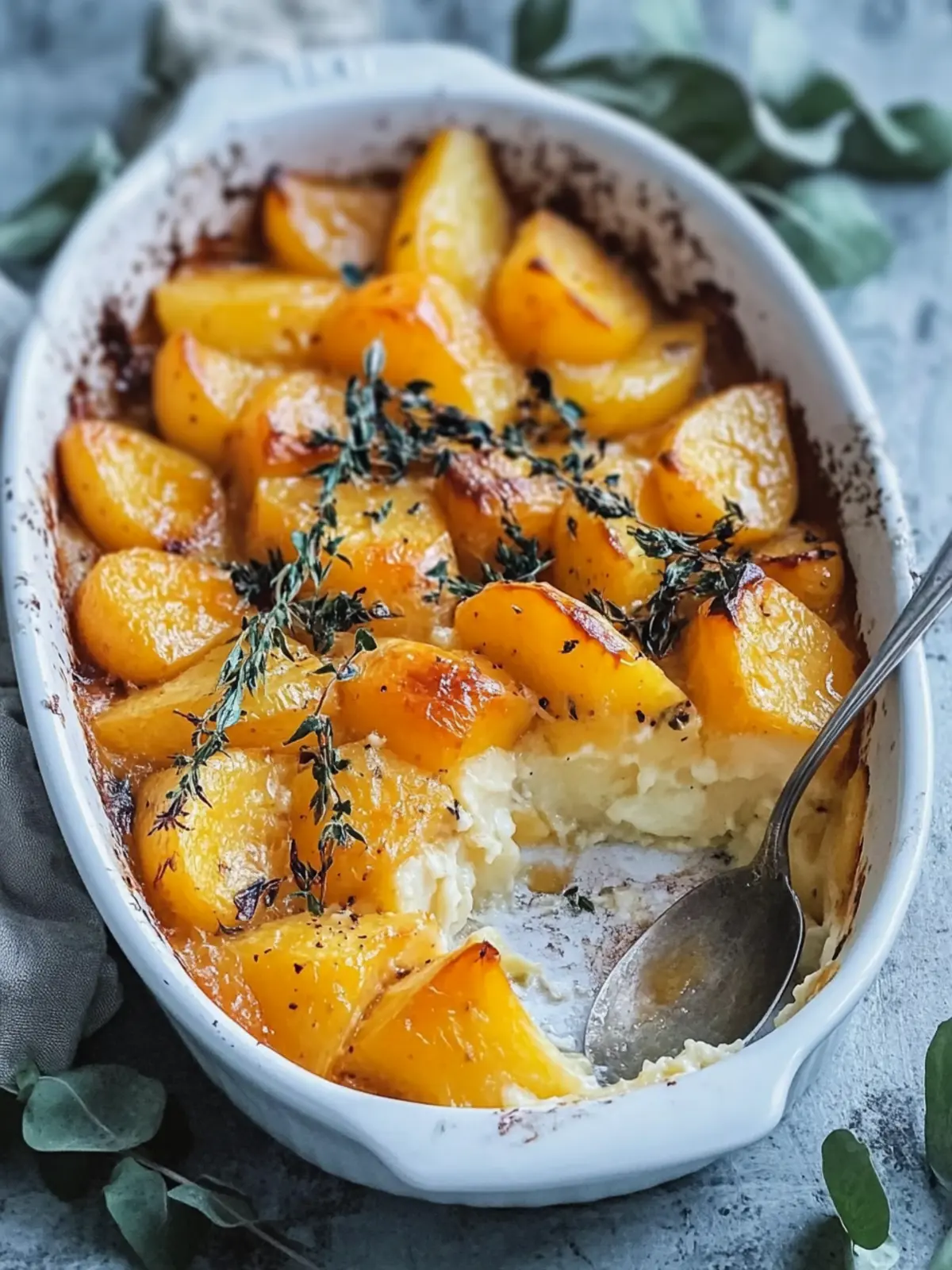 Simple pumpkin and potato casserole for cozy autumn evenings