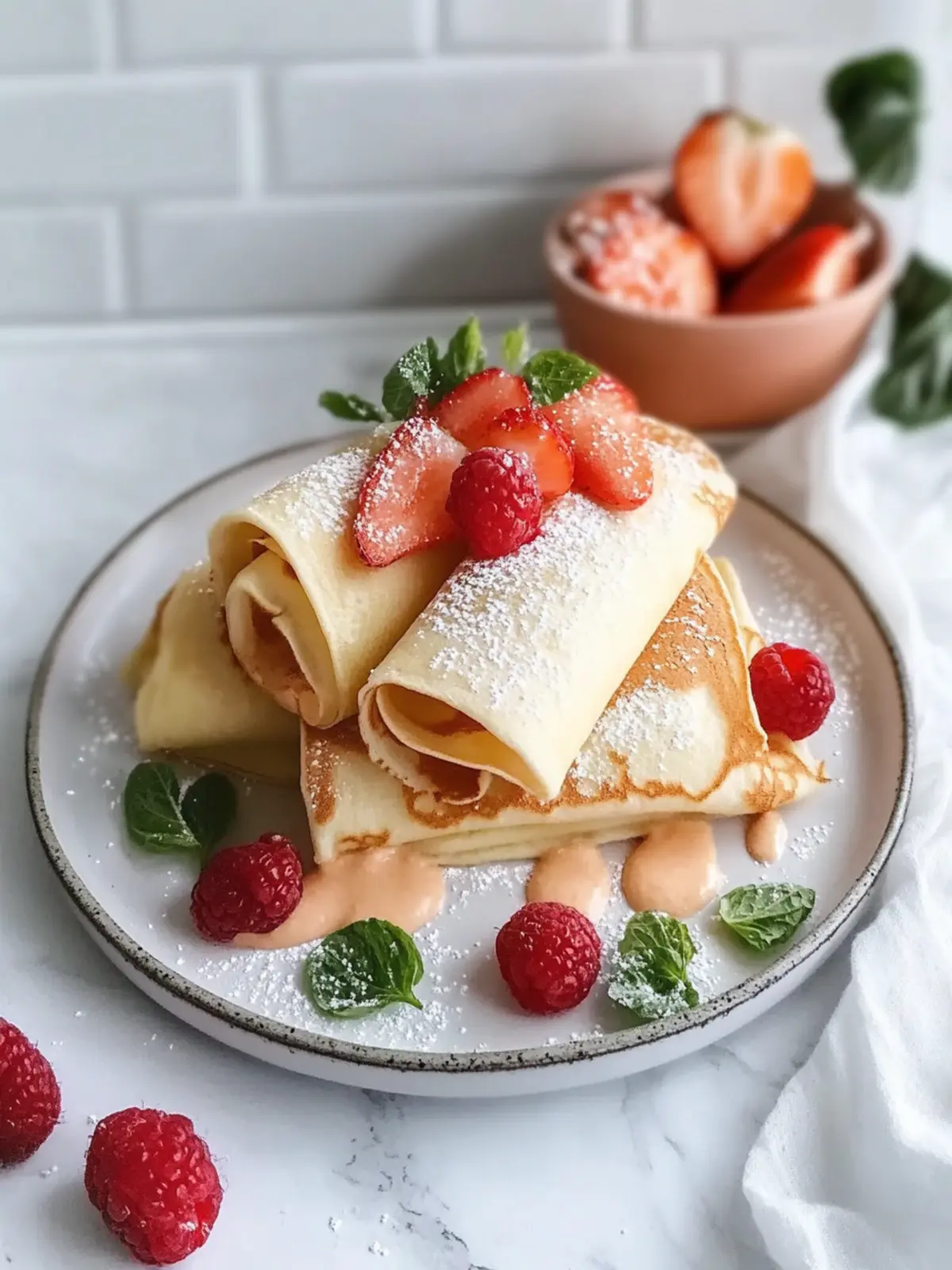 Zimtschneckenprotein Crepes