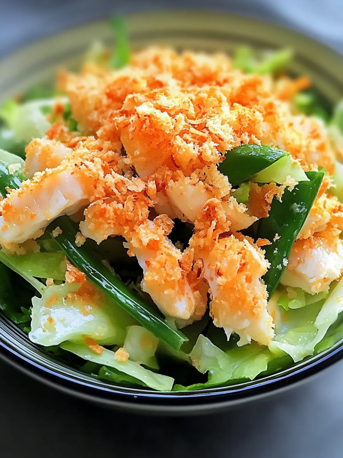 Spicy Kani Salad with crispy Panko