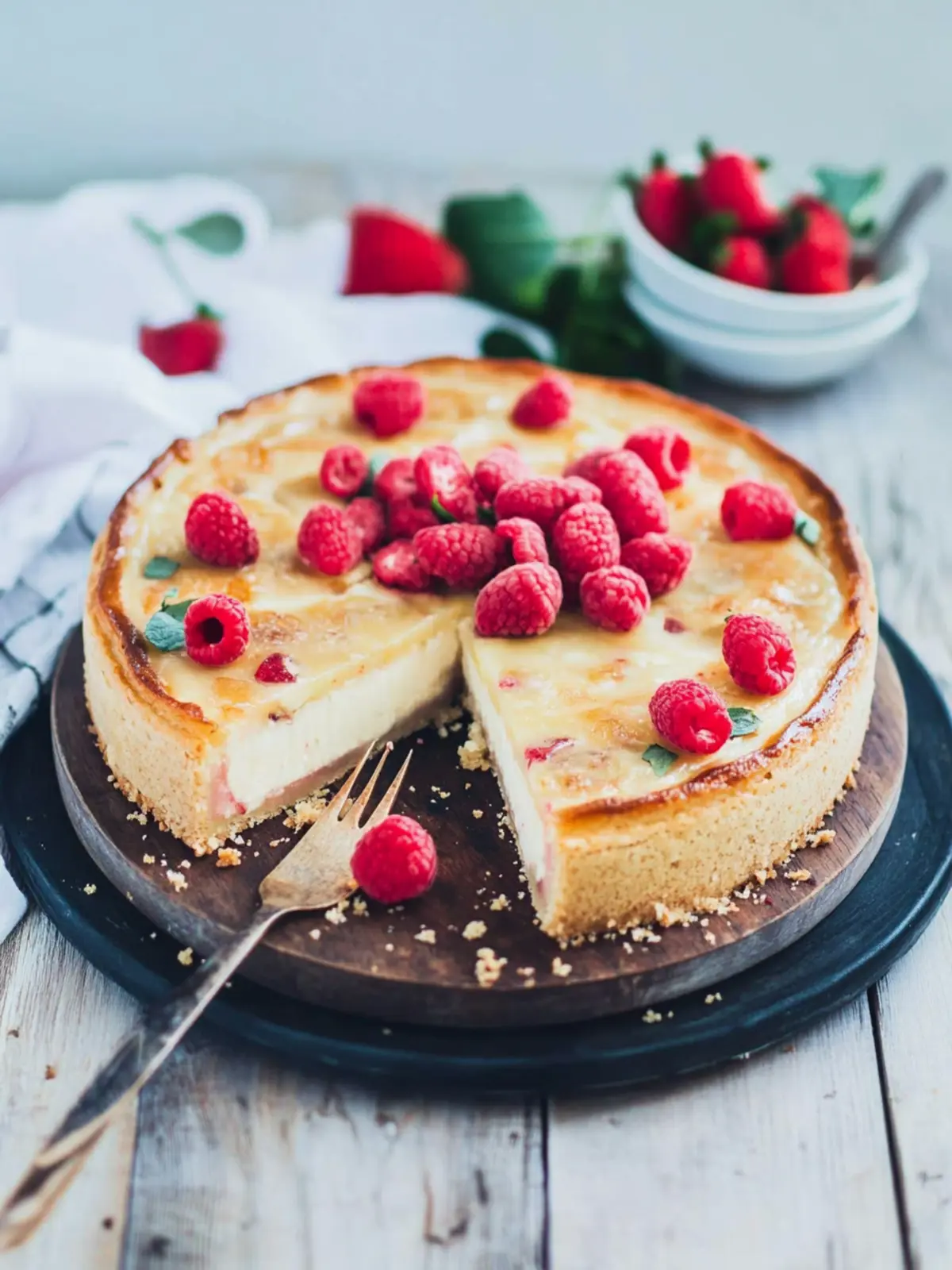 Rhabarber Käsekuchen