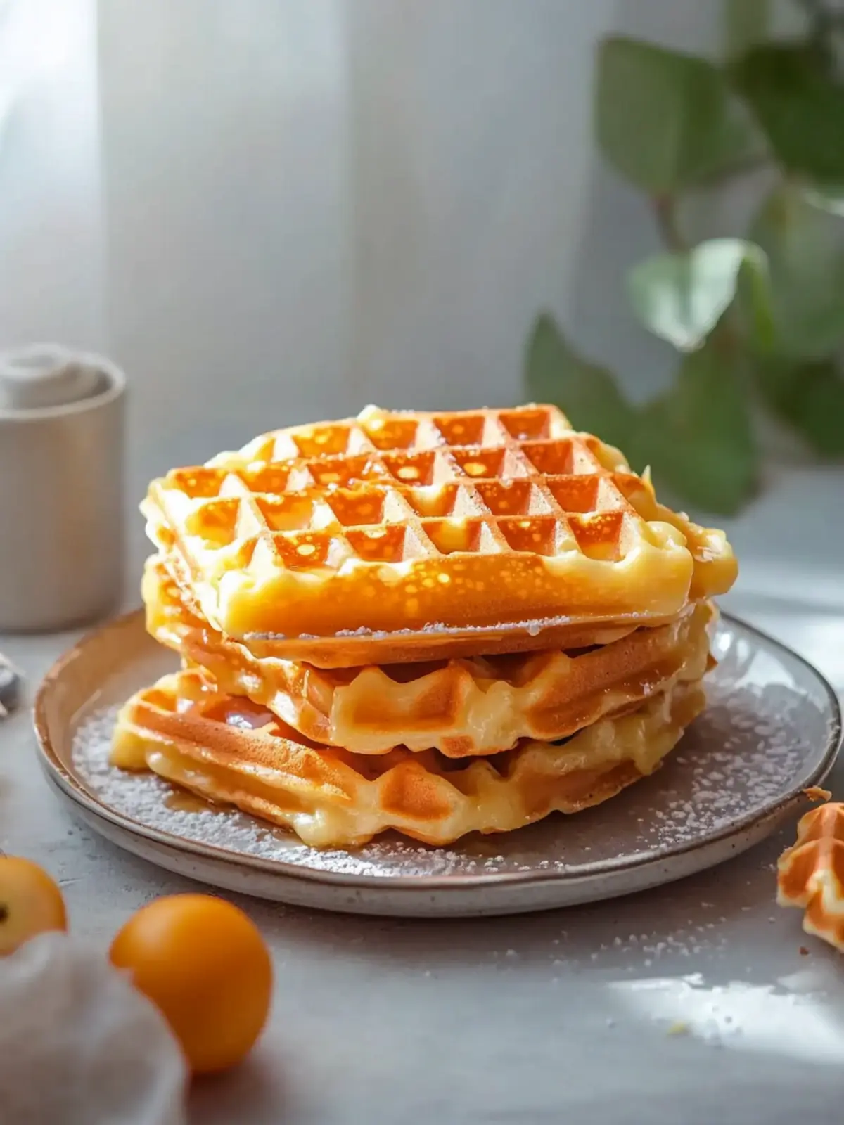 Käse-Waffeln