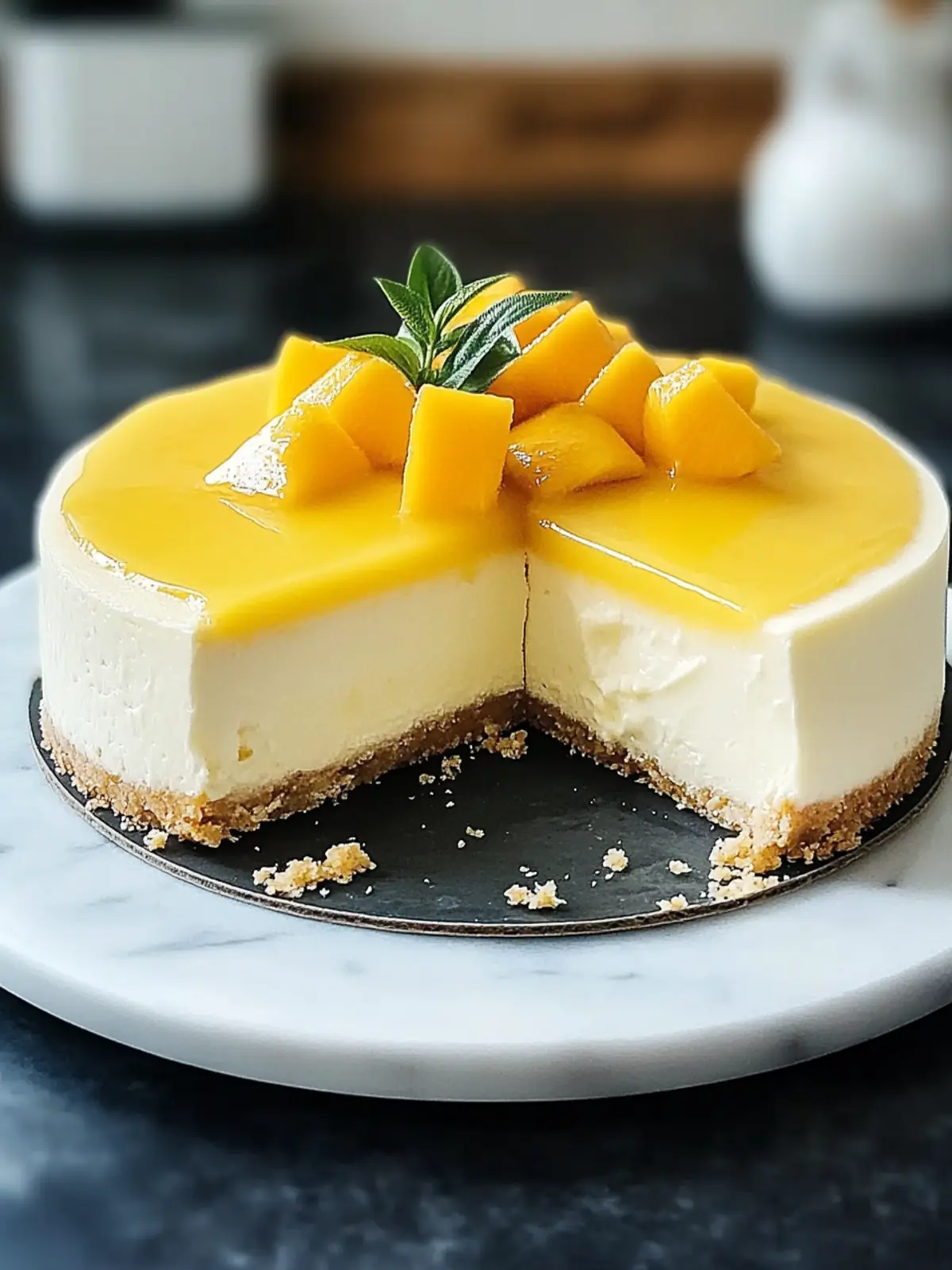 Tropical Mango Cheesecake