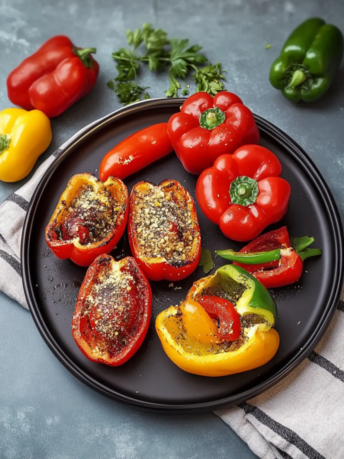 Gefüllte Paprika aus dem Airfryer