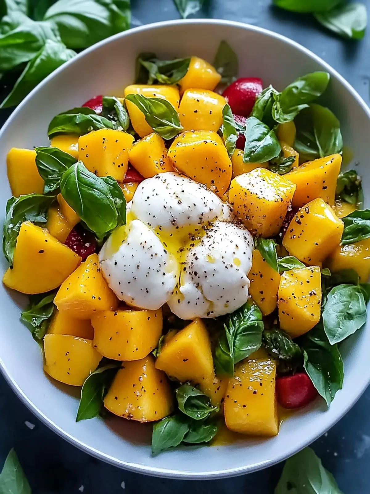 Mango Burrata Salat