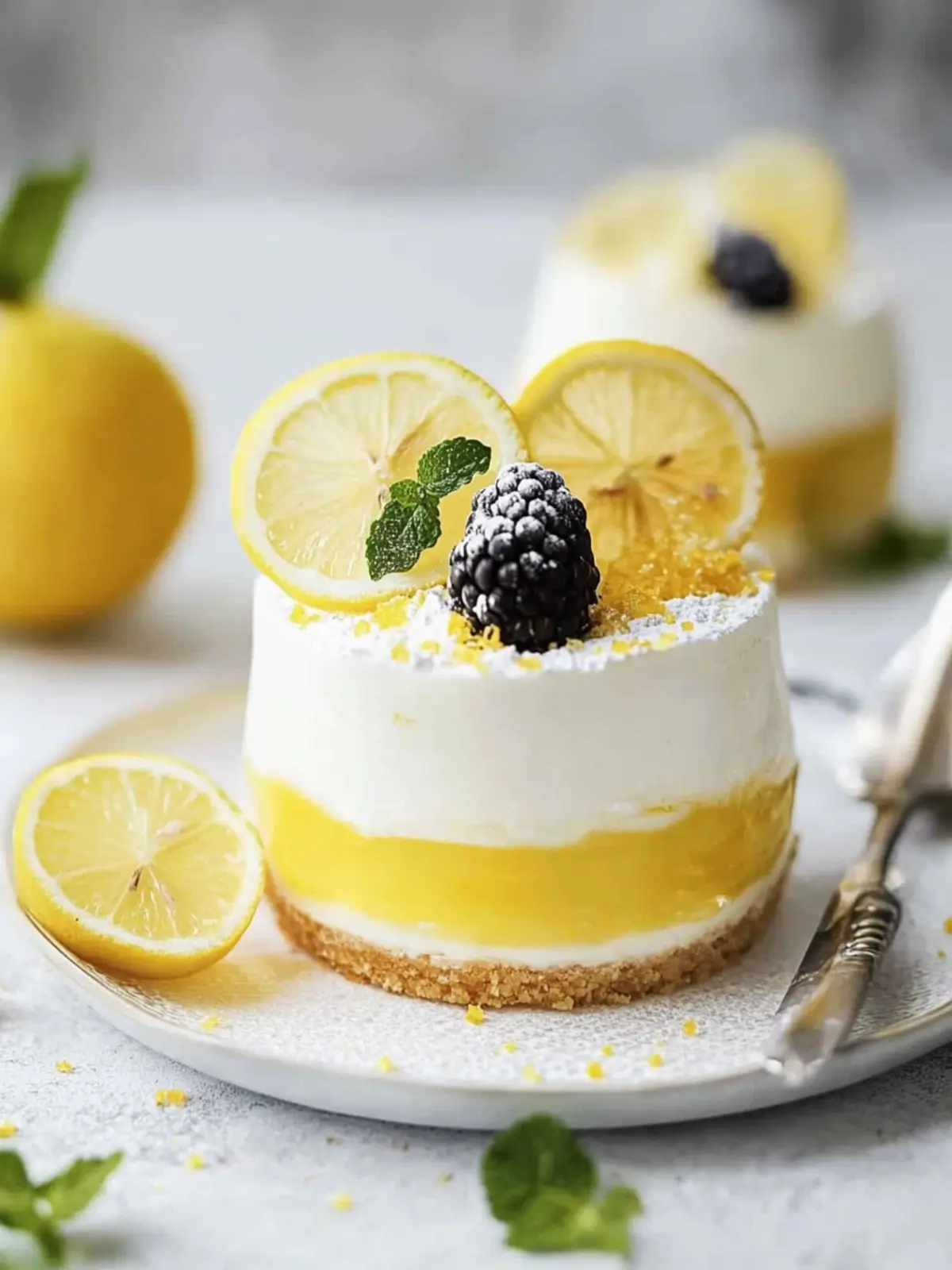 Zitronen-Sauerrahm-Törtchen ohne Backen Ein unglaublich ultimativer Genuss für Ostern