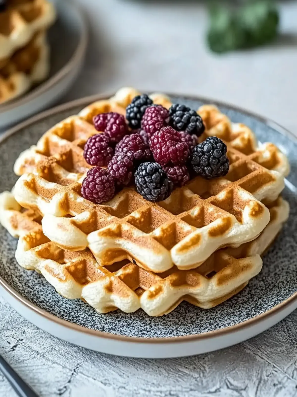 Protein Waffeln Rezept mit Quark