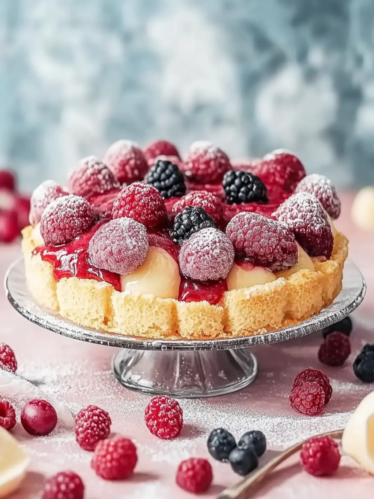 Pflaumenkuchen mit Pudding