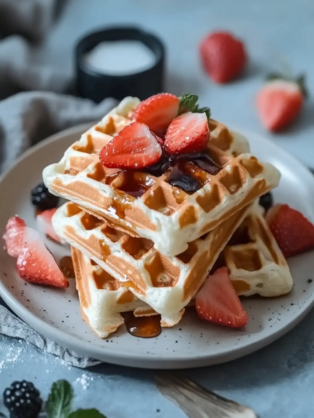 Glutenfreie Waffeln Rezept – super fluffig genießen
