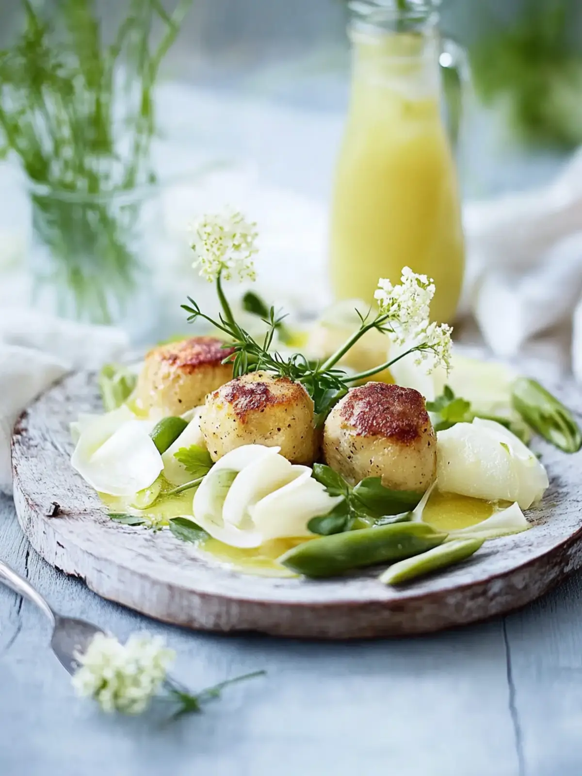 Lemon-Basil Sauce with Chicken Breast and Asparagus