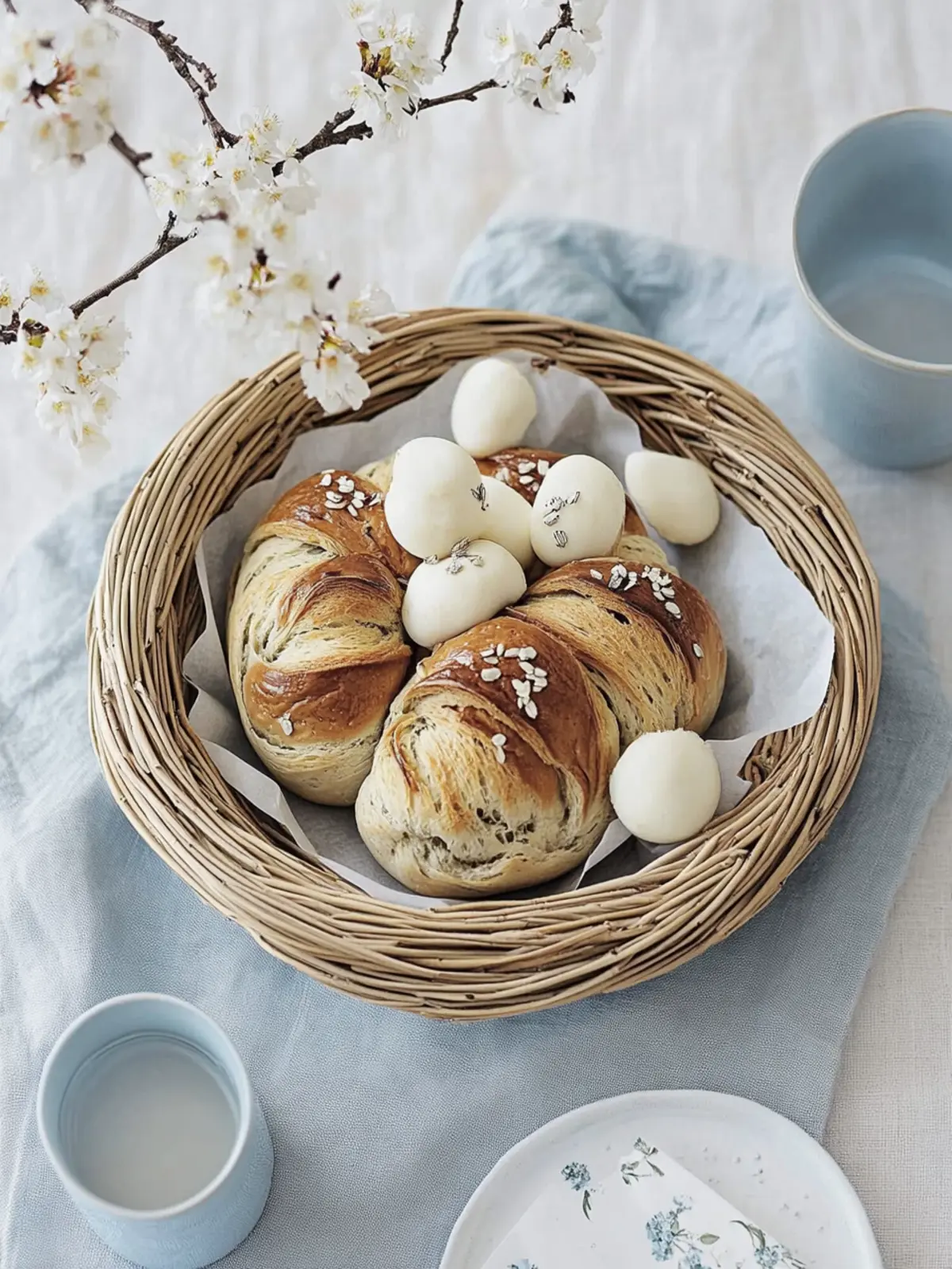 Osterkranz mit Feigenfüllung