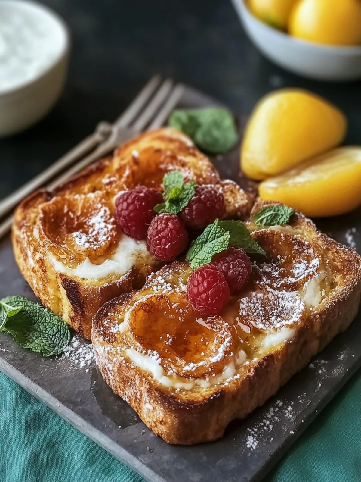 Kürbis Französischer Toast Auflauf
