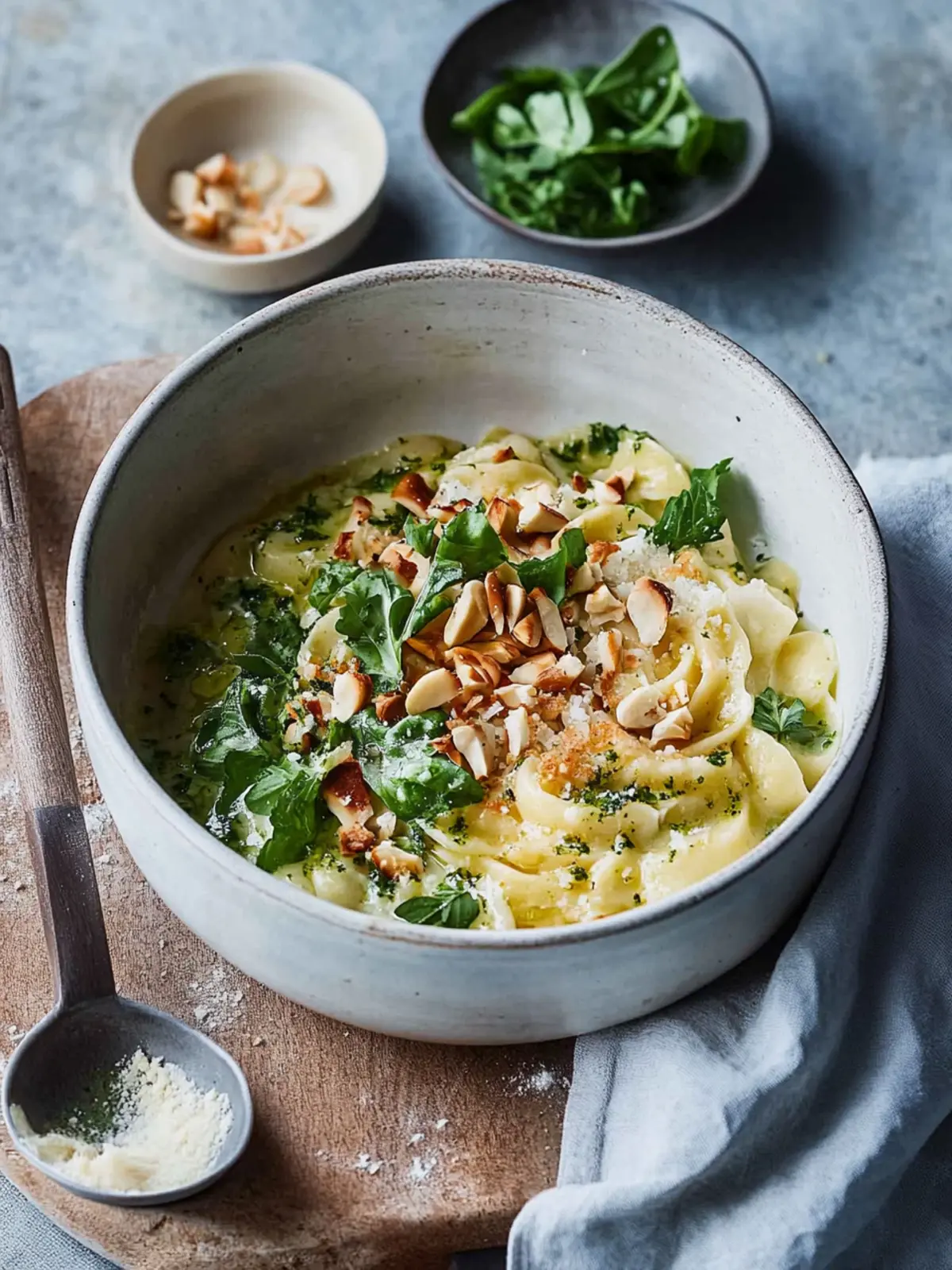 Spätzle casserole with cabbage