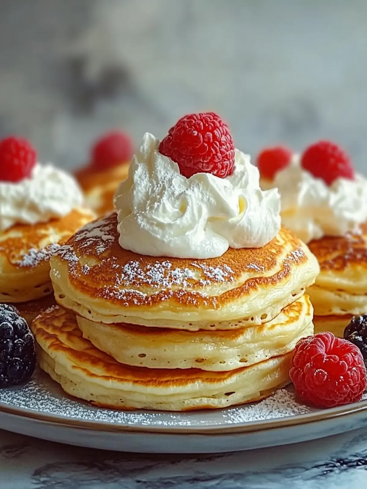 Sweet cream cheese pancakes for the perfect enjoyment
