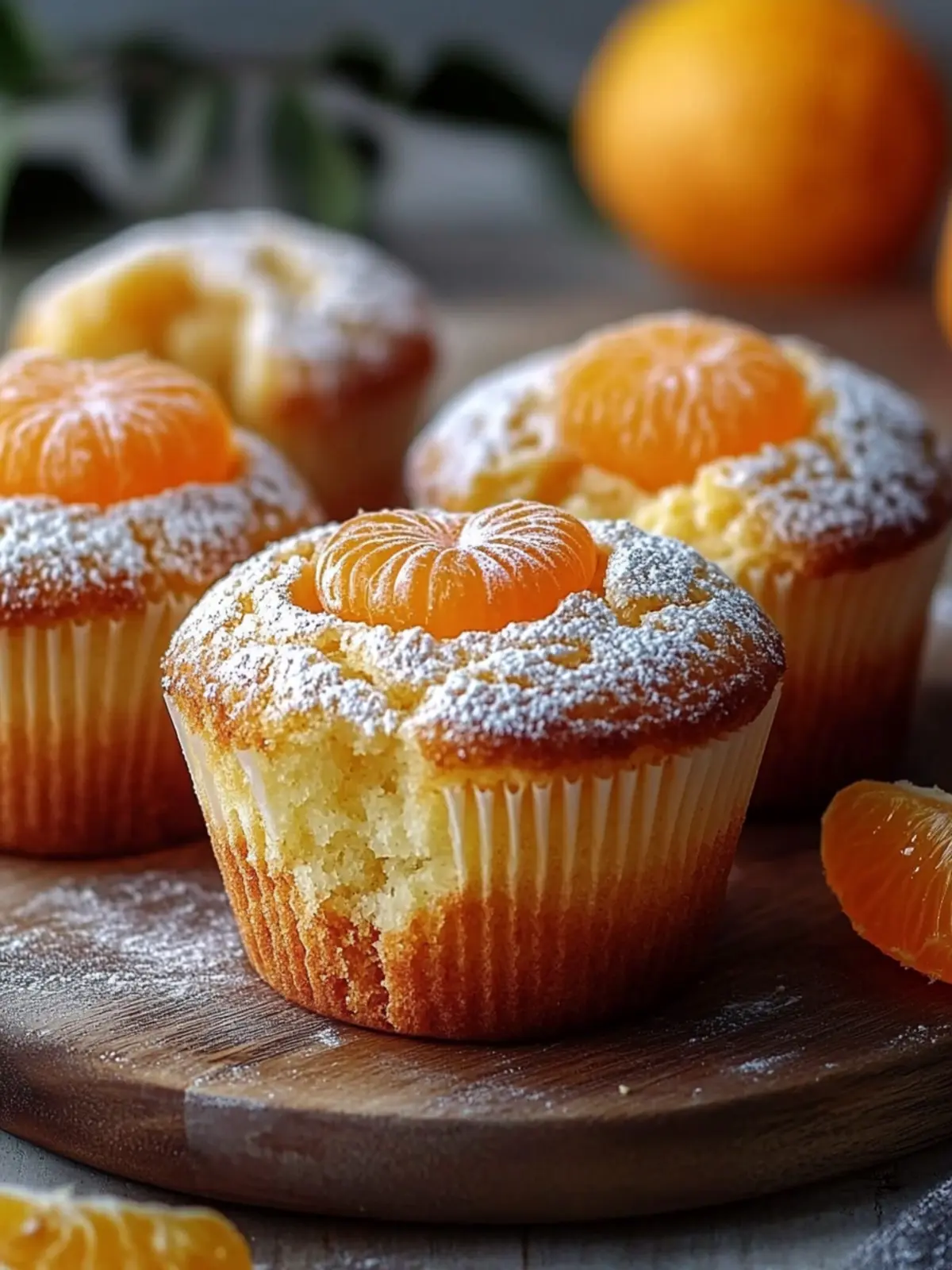 Käsekuchen Muffins Mandarinen