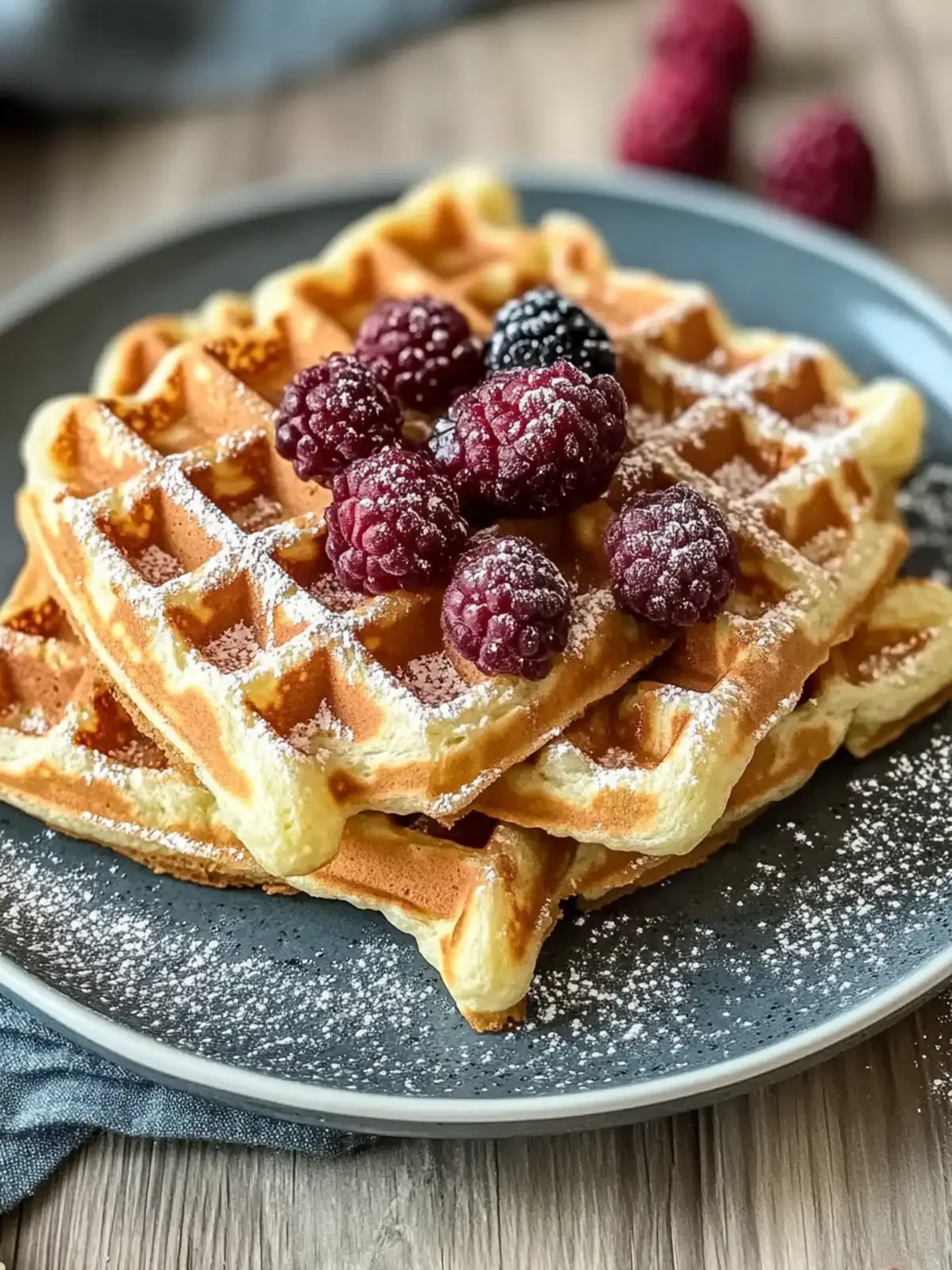 Protein Waffeln Rezept mit Quark