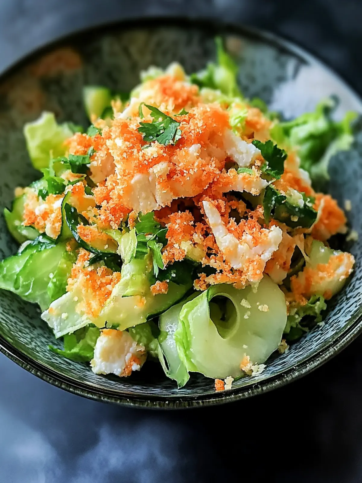 Spicy Kani Salad with crispy Panko