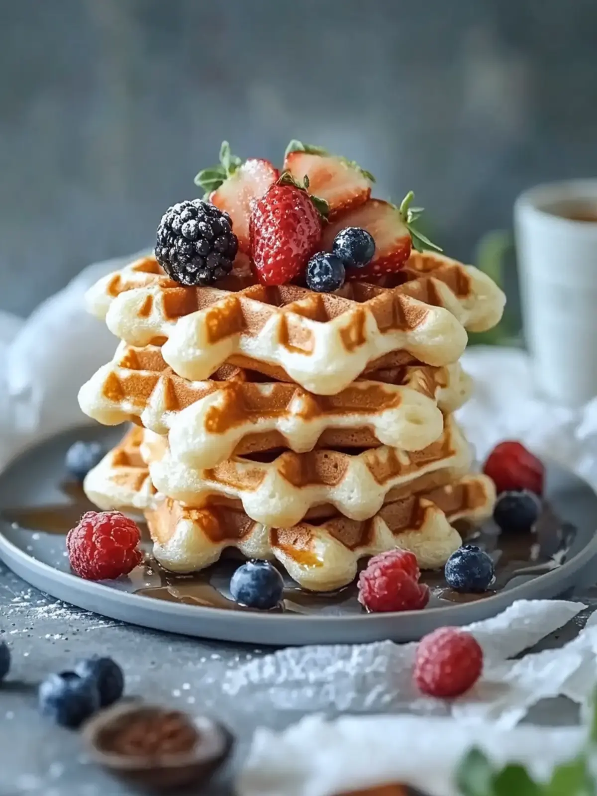 Glutenfreie Waffeln Rezept – super fluffig genießen