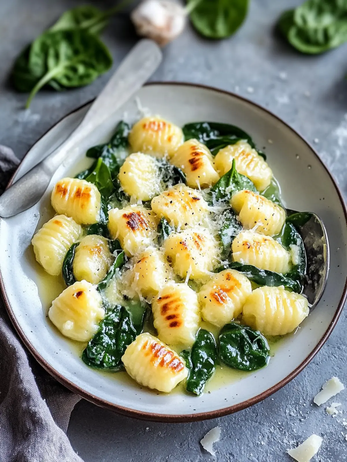 Spinat- und Artischocken-Gnocchi-Auflauf