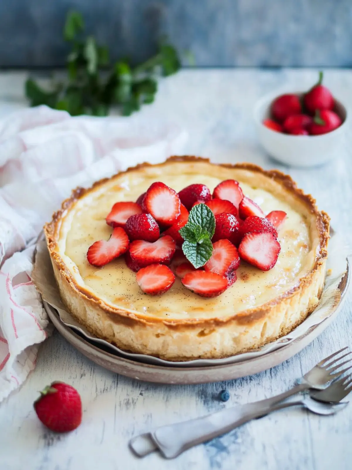 Rhabarber Käsekuchen