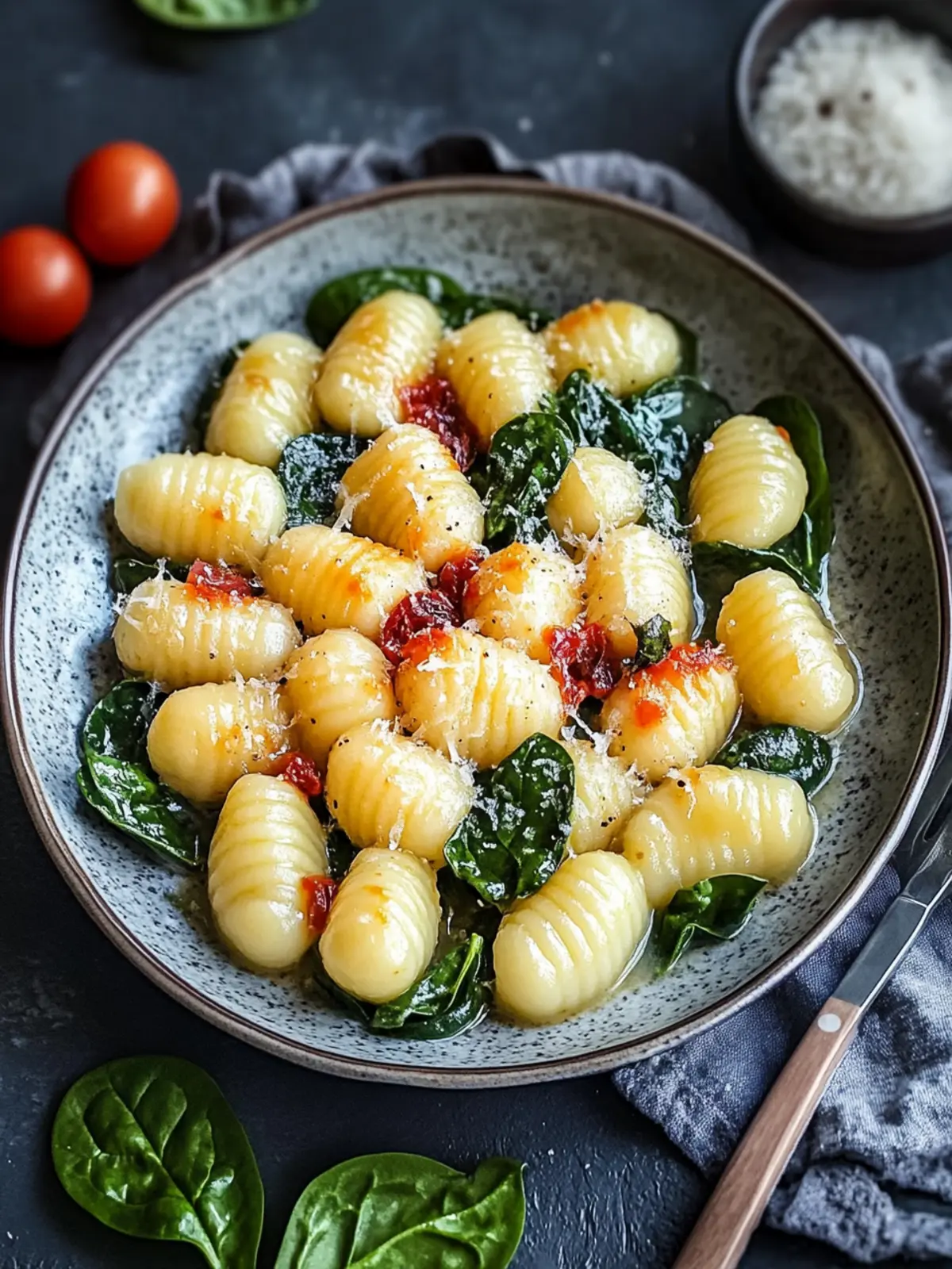 Spinat- und Artischocken-Gnocchi-Auflauf