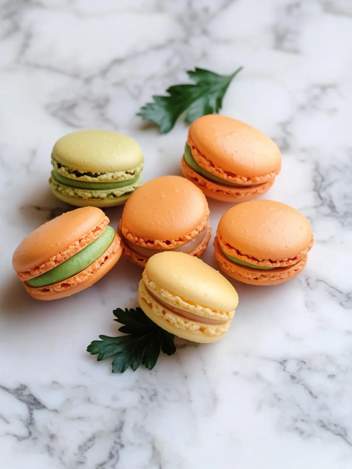 Karotten Macarons