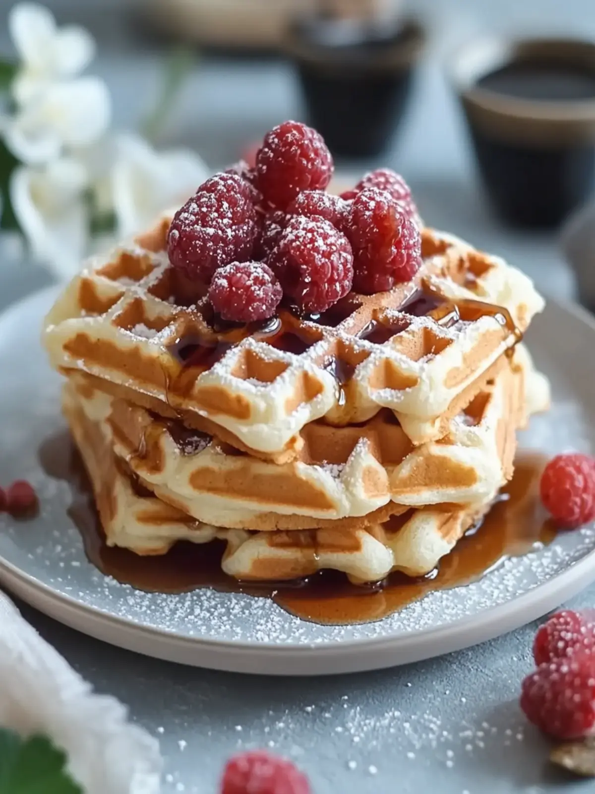 Glutenfreie Waffeln Rezept – super fluffig genießen
