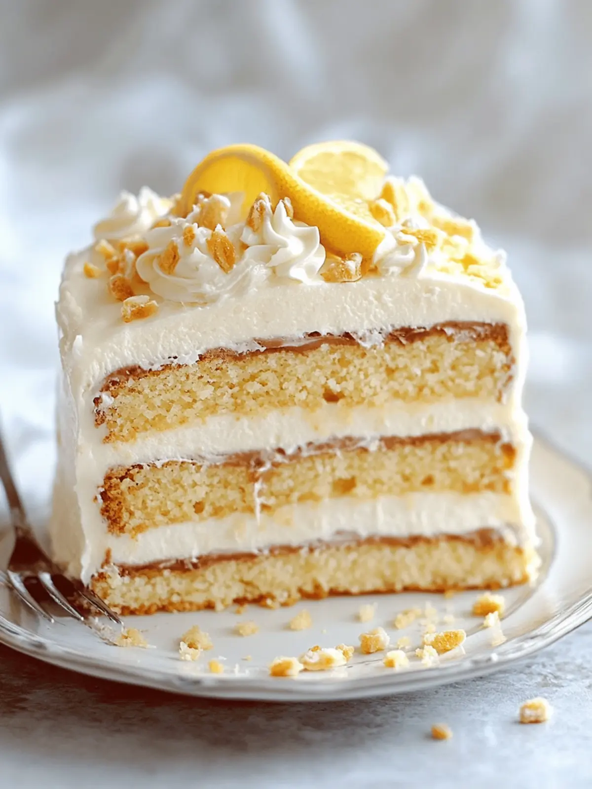 Weißer deutscher Schokoladenkuchen