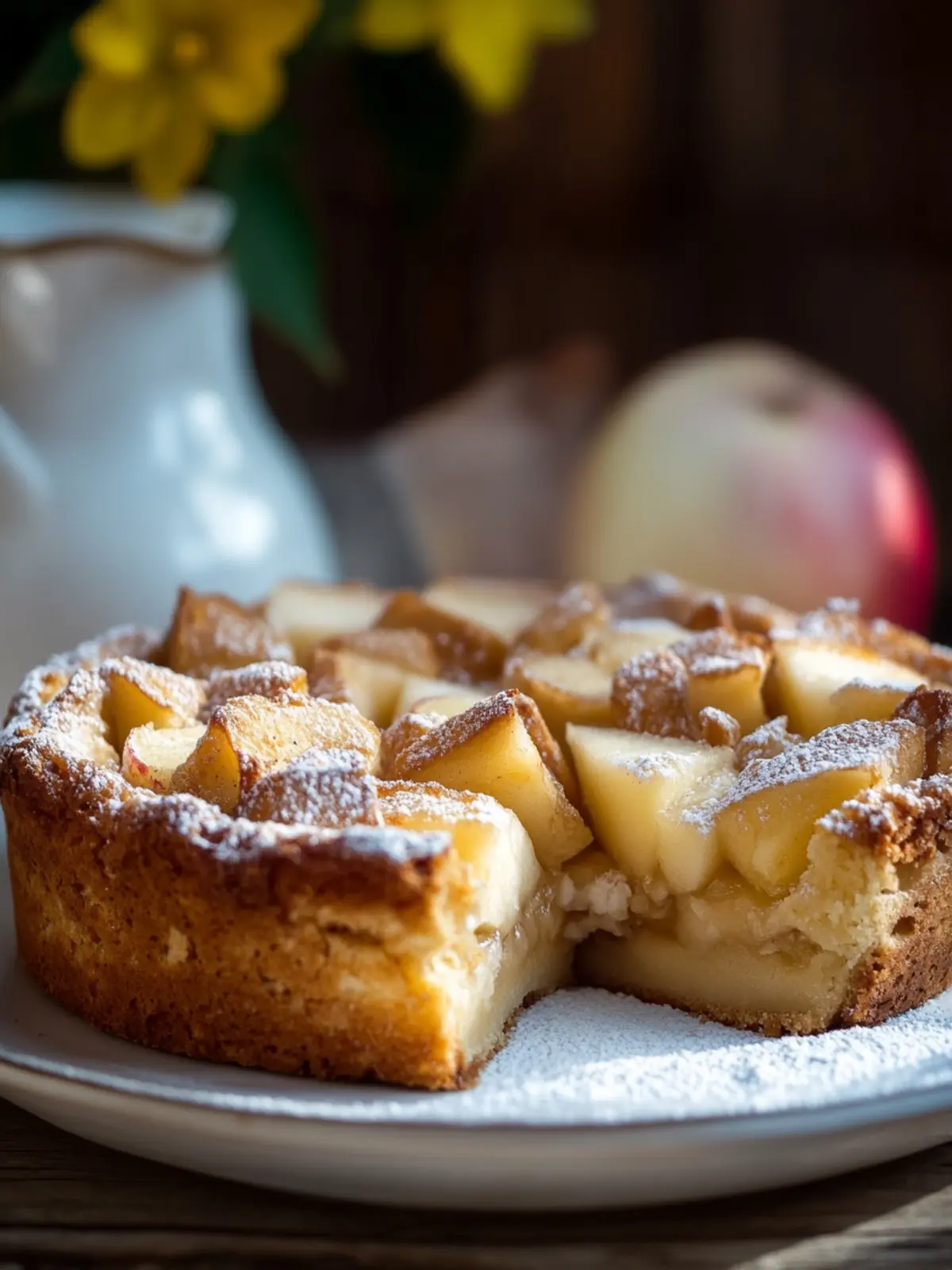 Saftiger Zimtschnecken Apfelkuchen
