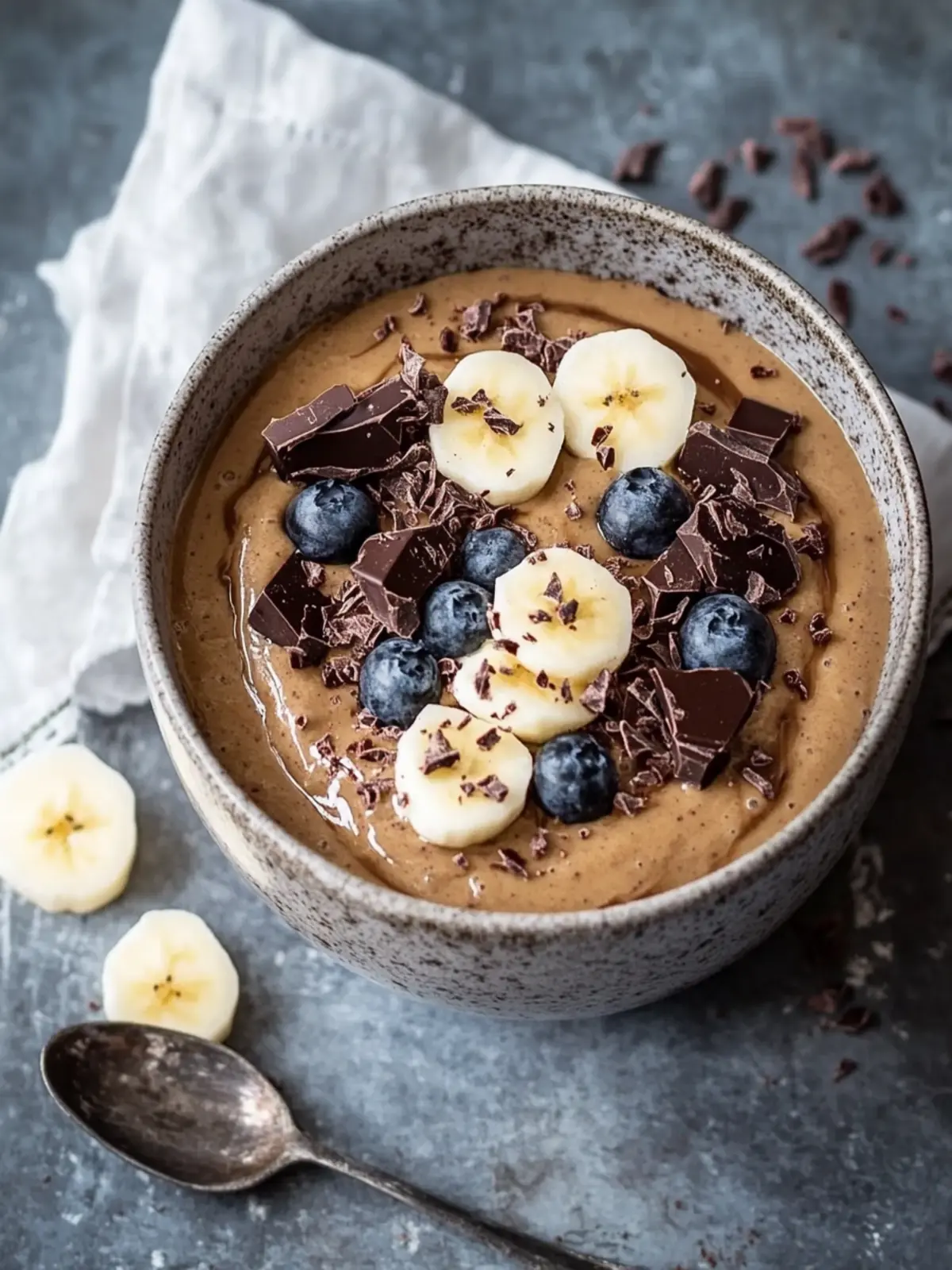 Frühstücksideen: Cremiger Schokoladenpudding brei