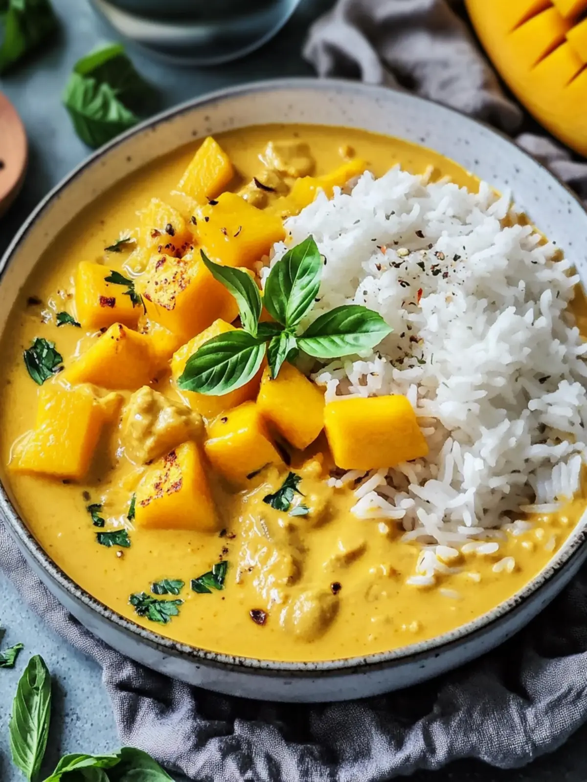 Mango-Curry – mildes Rezept für die ganze Familie