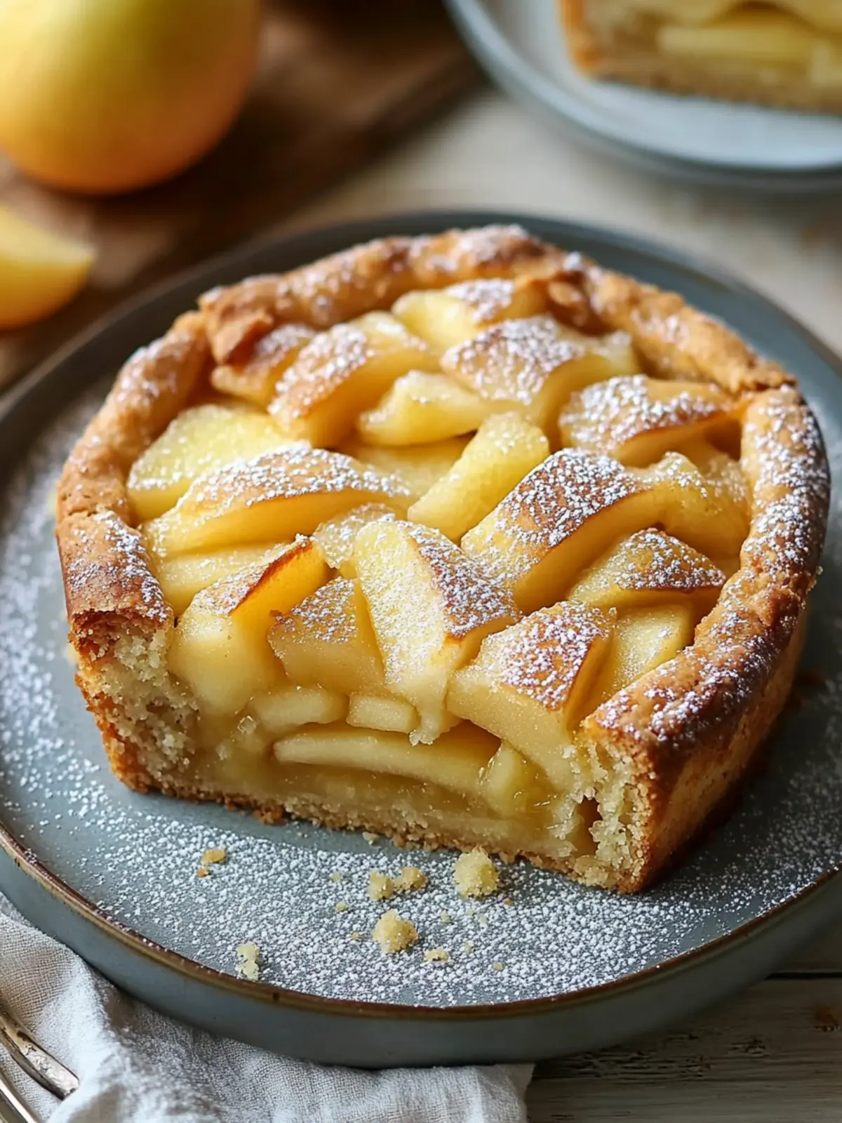 Apple pie from the tray