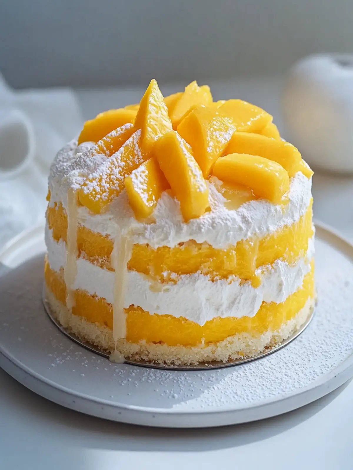 Saftiger Mango Kuchen