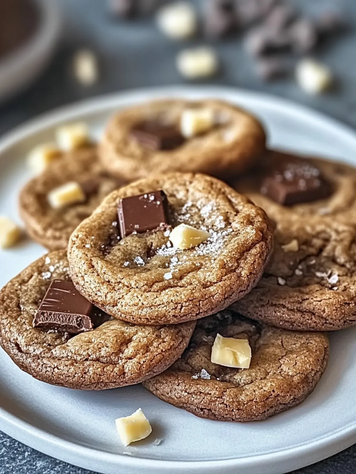 Schokoladenkekse mit brauner Butter