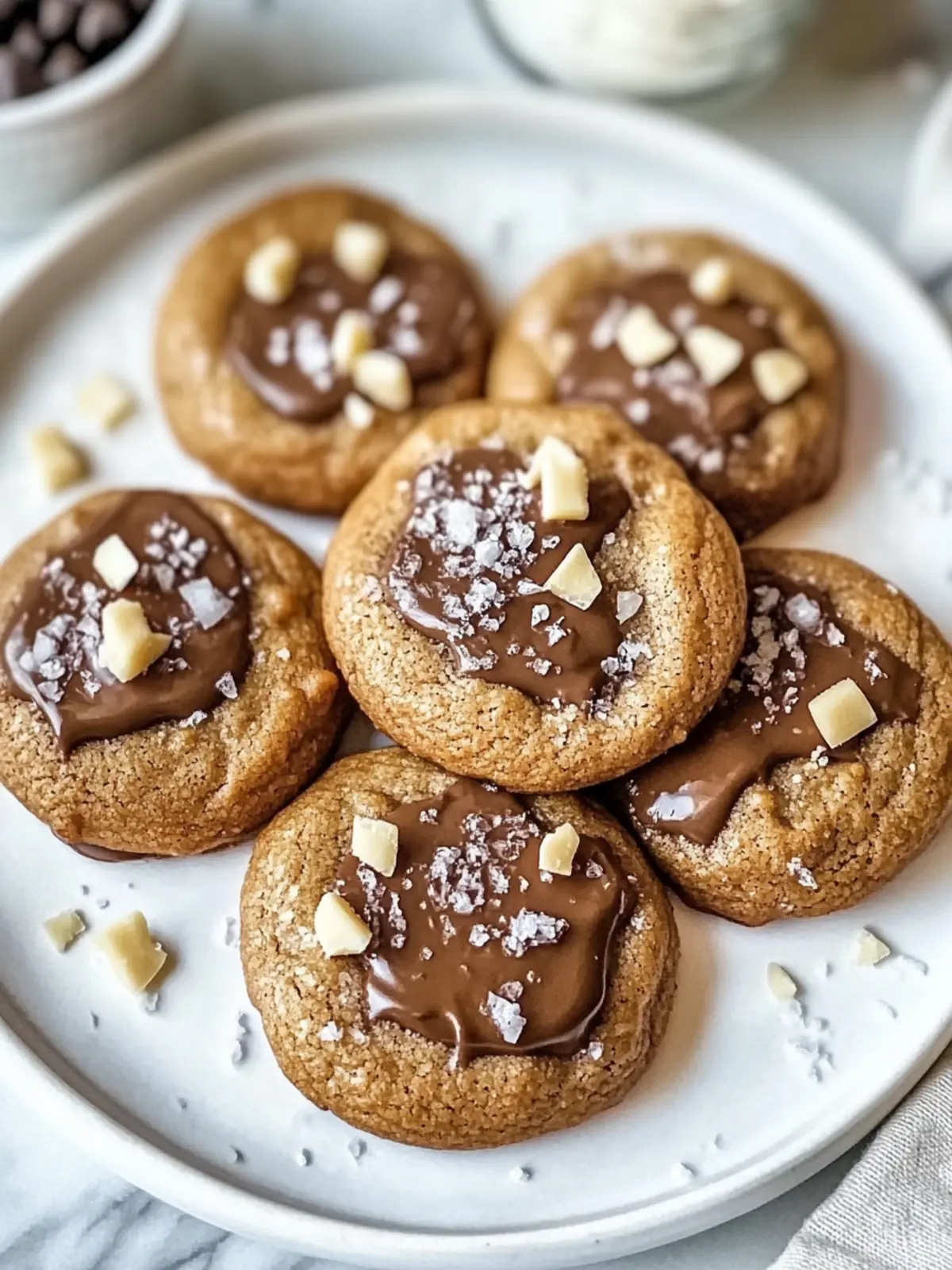 Schokoladenkekse mit brauner Butter