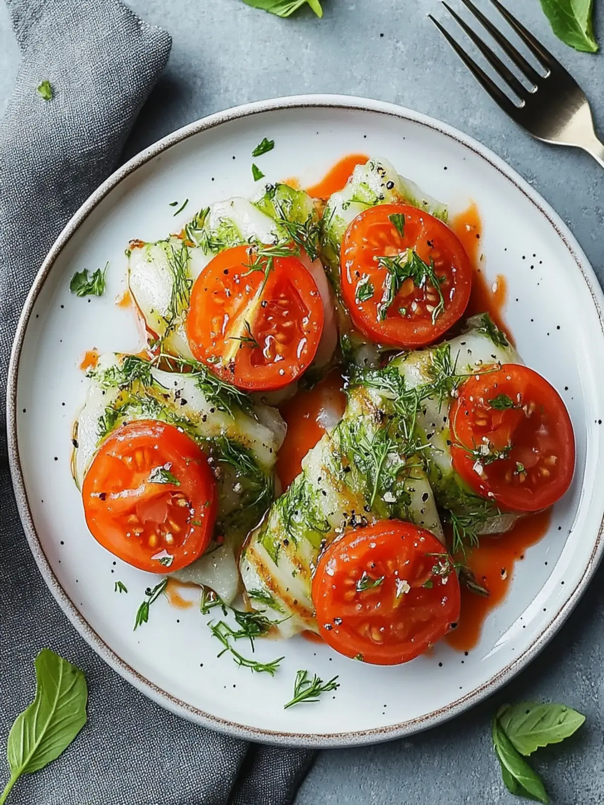 Vegane Kohlrouladen