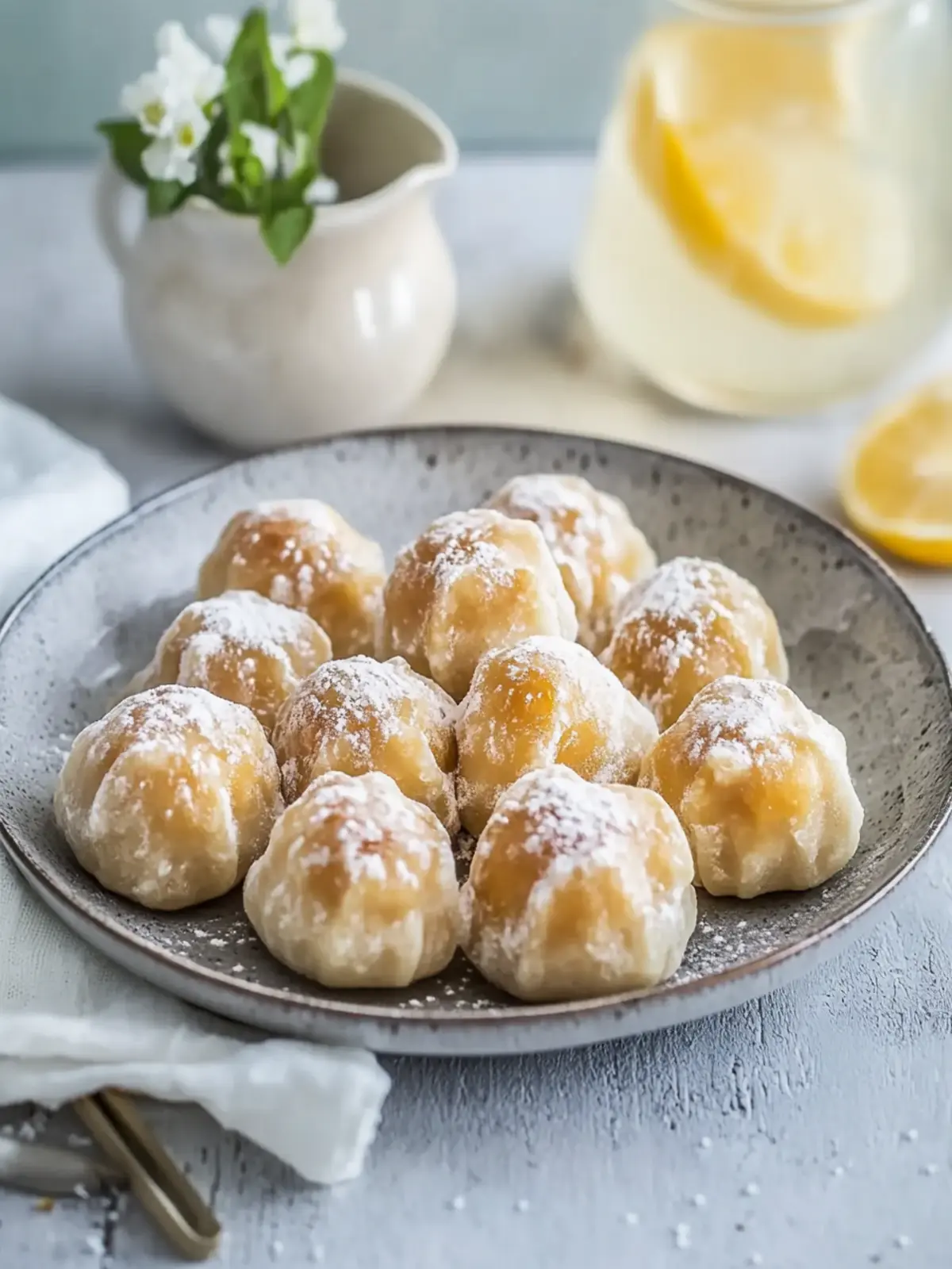 Hochproteine Deckenknödel