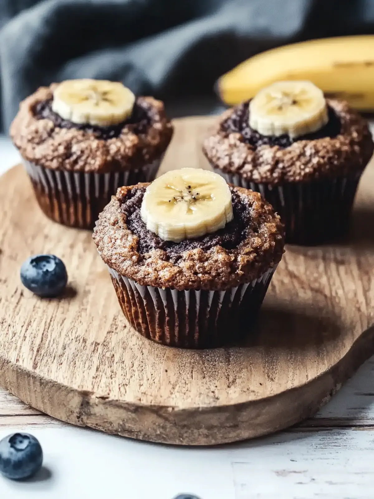 Schokoladen-Bananen-Muffins