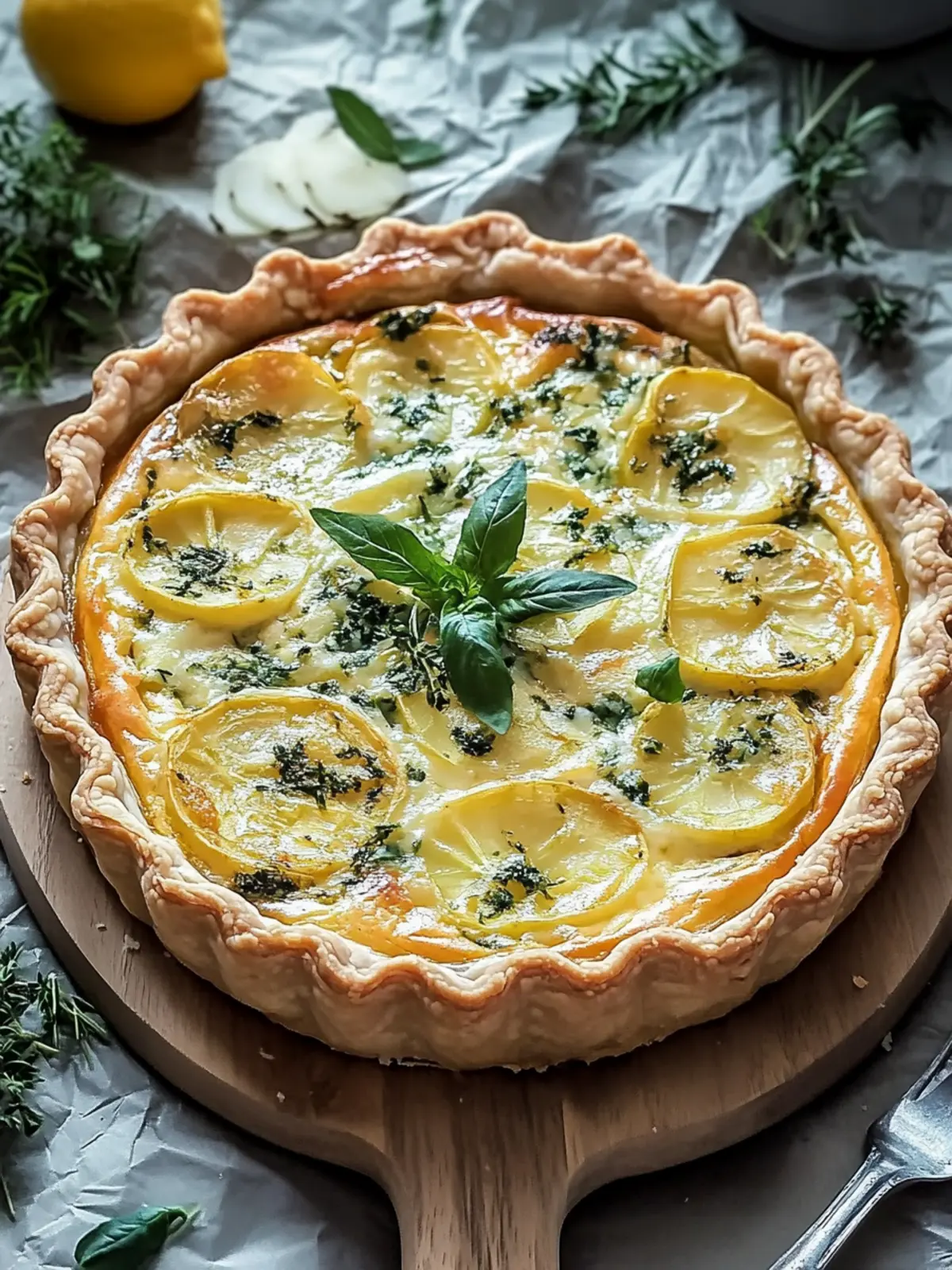 Kohlrabi-Quiche