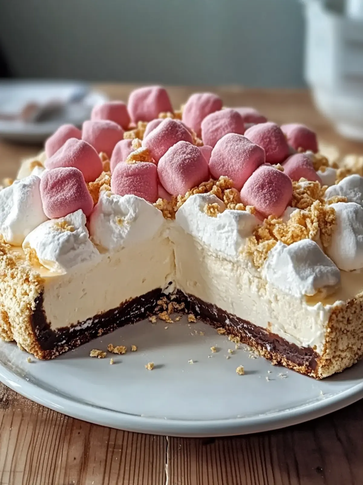 Marshmallow Käsekuchen ganz einfach selbst machen