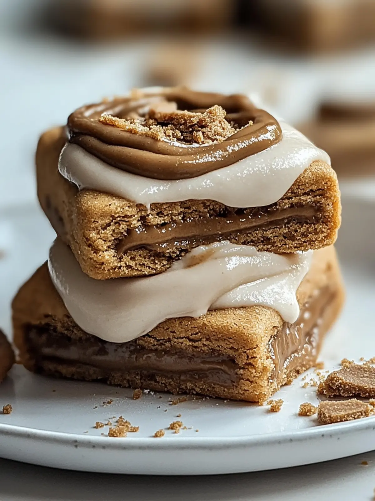 Biscoff-Kekse-Butter Zimtschnecken