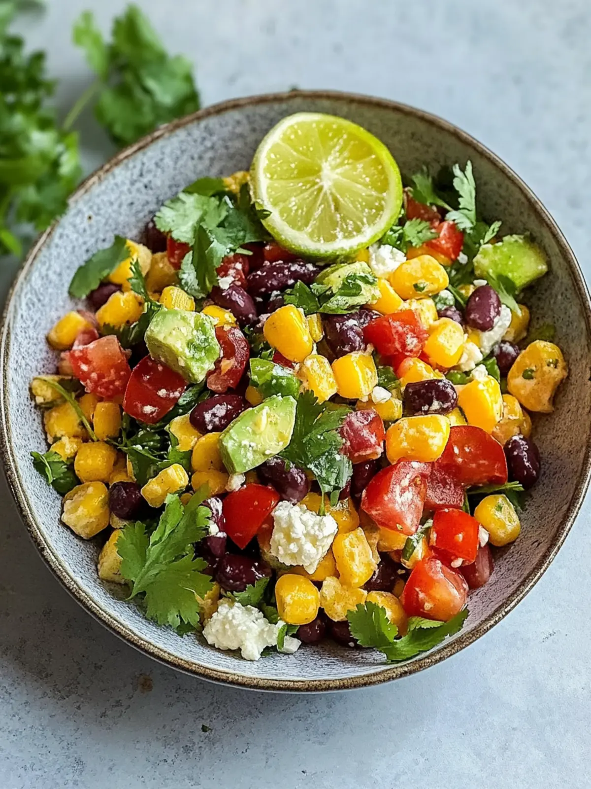 Unwiderstehlicher mexikanischer Straßenmaissalat