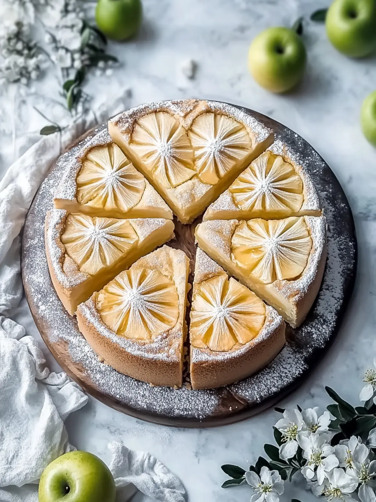 Mache deinen eigenen Spekulatius-Apfel-Blechkuchen