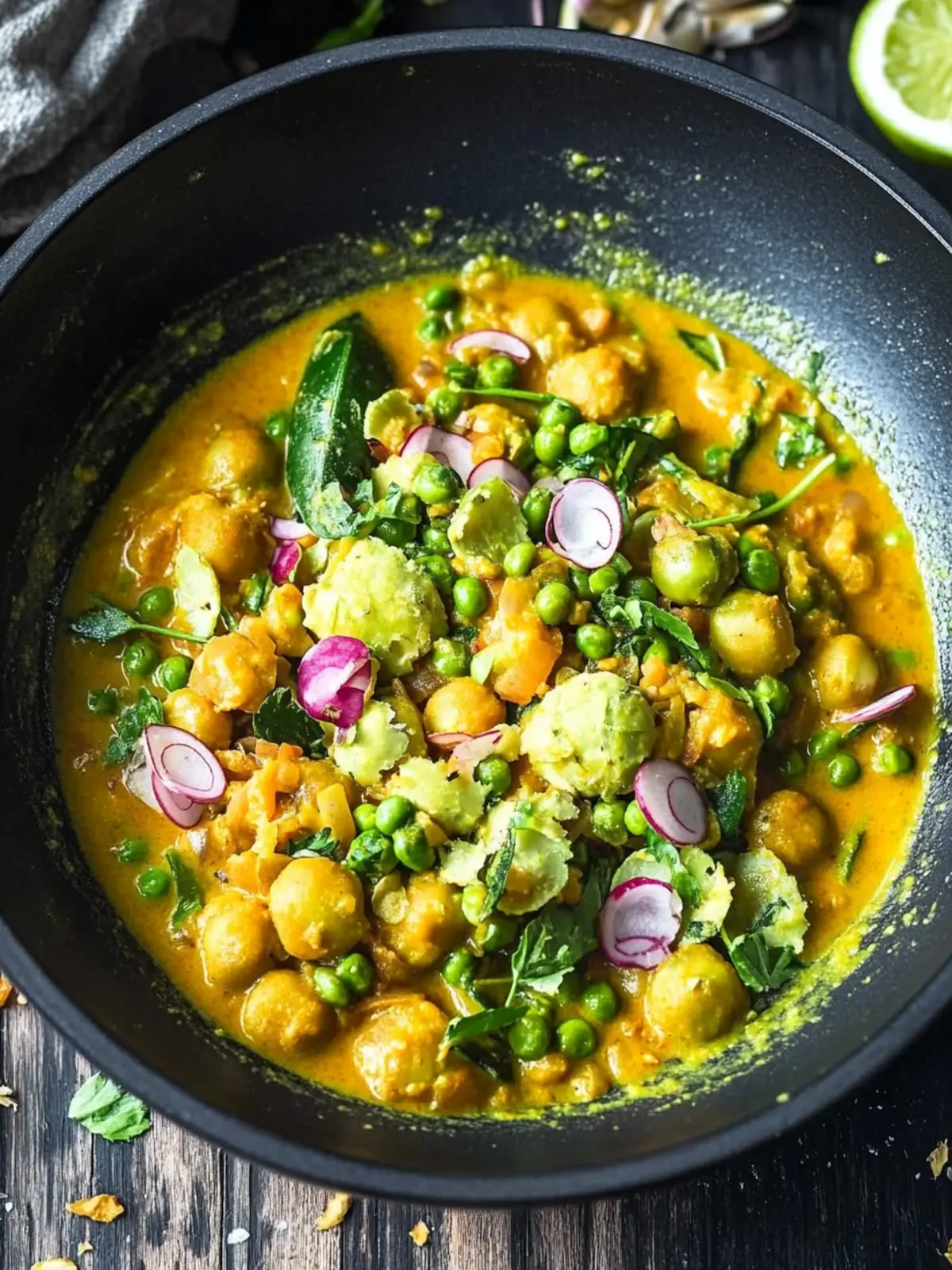 Rosenkohl-Curry mit Kichererbsen